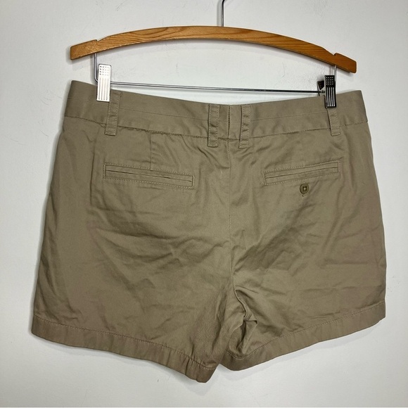 J. Crew 100% cotton chino broken in khaki shorts size 10 - Picture 4 of 6